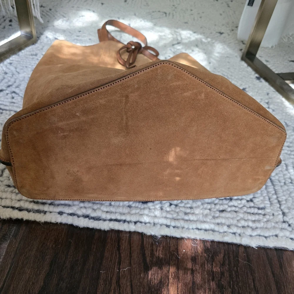 🌟Maison Margiela Caramel Brown Suede Tote Bag - Picture 7 of 10